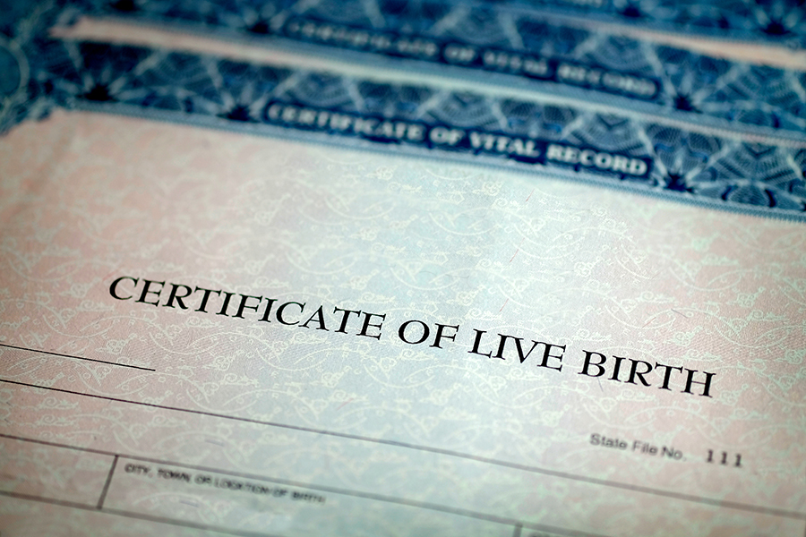 Official Birth and Death Certificates in Utah